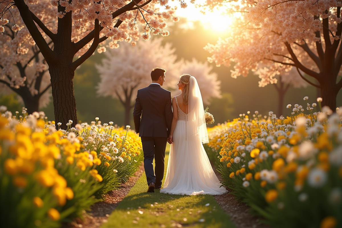 Choisir le meilleur mois pour un mariage : conseils et tendances