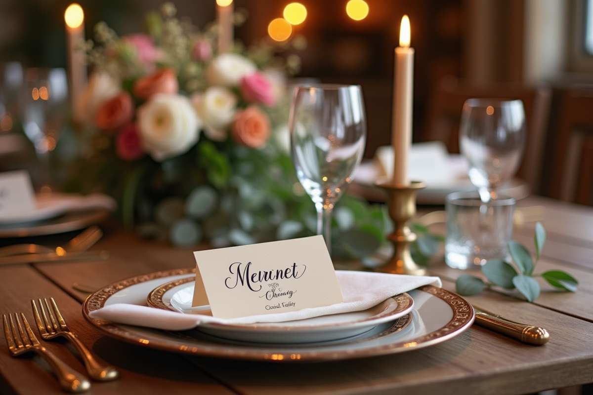 table mariage
