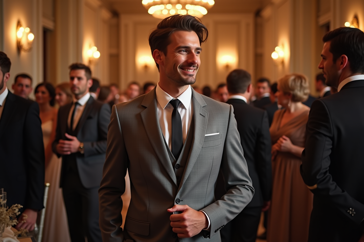 Porter du gris à un mariage : règles de bienséance et conseils de style